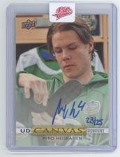 2019-20 Upper Deck Clear Cut Canvas Signatures  Miro Heiskanen 23/25