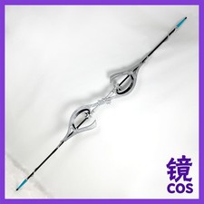 Arknights  Lappland the Decadenza Entelechia Double Swords Cosplay Staff Wand