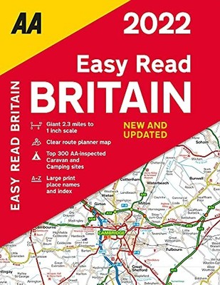 AA Easy Read 2022 Britain (Easy Rea..., AA Media Limite