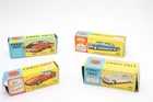 F x4 Vintage Boxed Corgi Die-cast models incl Mercedes 600, E Type Jaguar etc