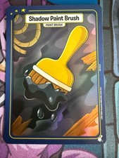 Neopets Battledome TCG War for the Obelisk Shadow Paint Brush SR