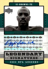 2004 Upper Deck Legends #LS-ON Ozzie Newsome Legendary Signatures