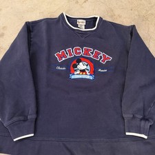Vintage Mickey Mouse Disney Adult XL Classic Mouse Crewneck Sweatshirt