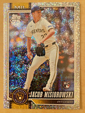 Jacob Misiorowski 2026 Topps Series 1 Celebration Confetti RC Rookie #10 Brewers