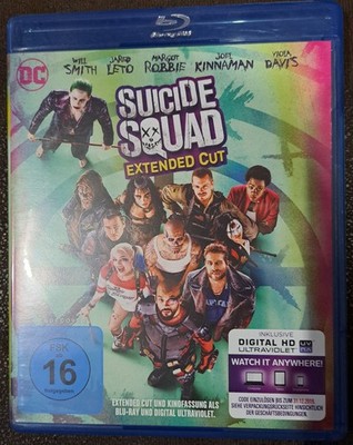 Suicide Squad Extended Cut Blu-ray, FSK 16 Zustand Sehr Gut