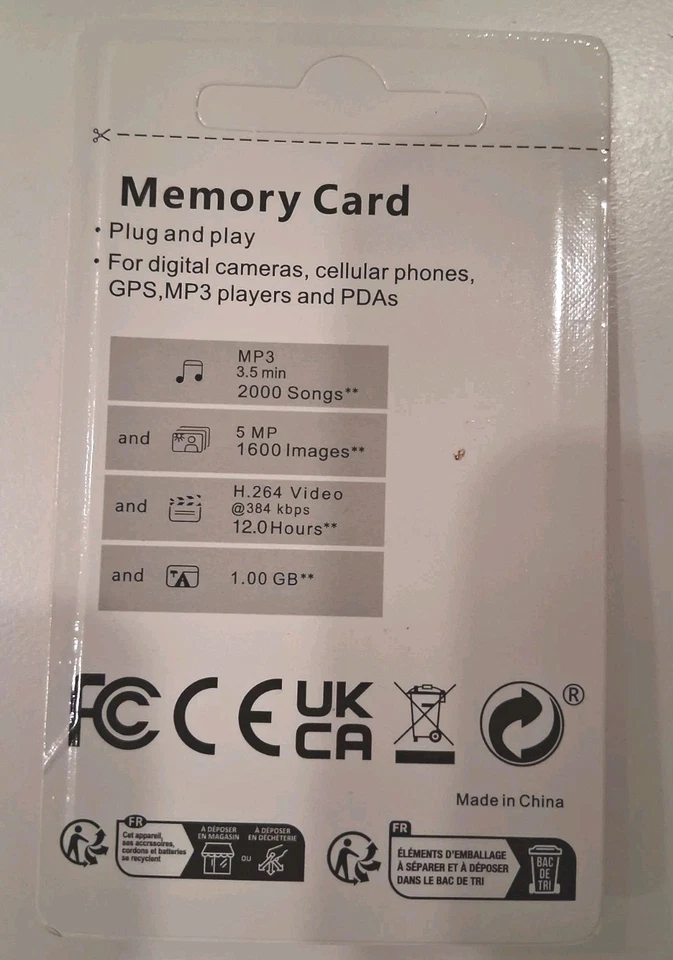 Micro SD Card Memory 64GB For Phone Tablet Security Camera High Speed Mini SD - Image 2 of 3