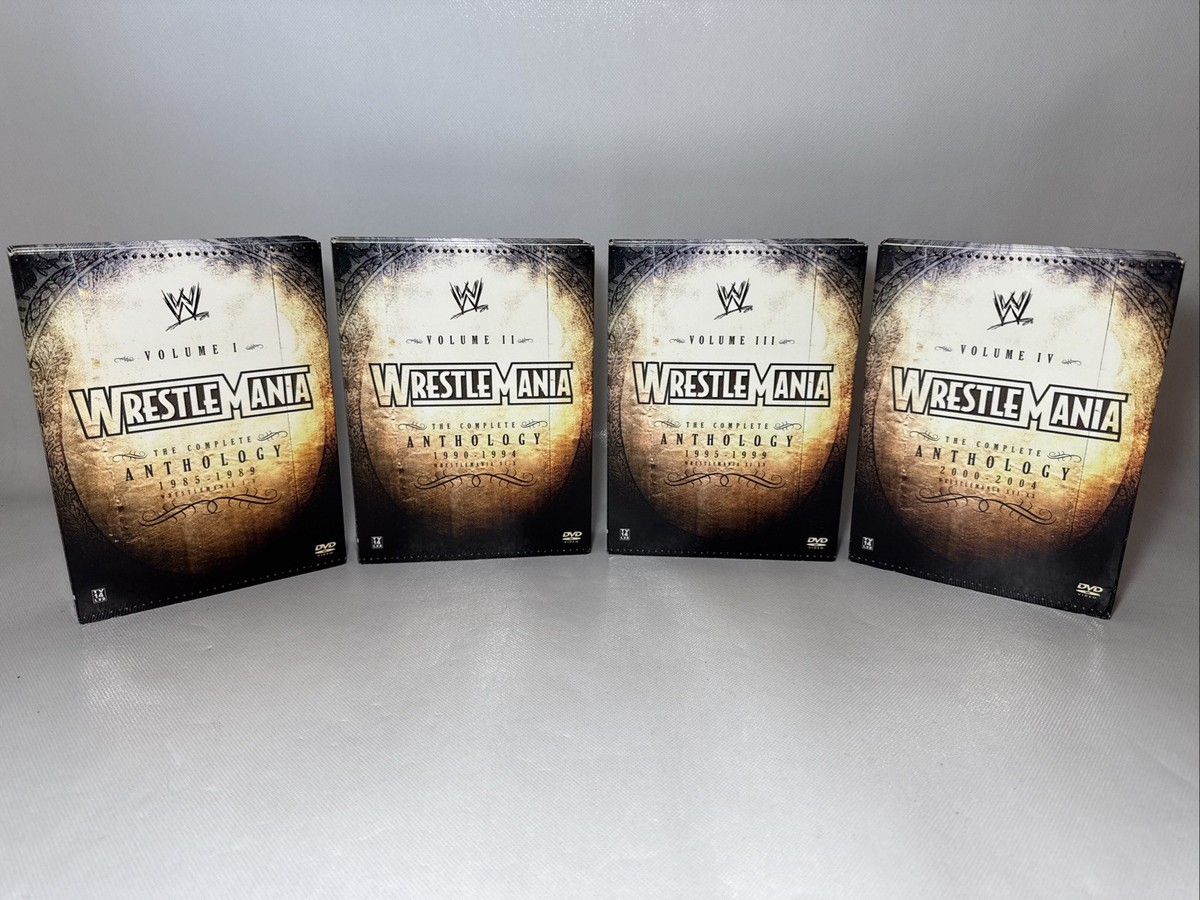 WWE WrestleMania Complete Anthology Vol 1-4 DVD 1985-2004 20