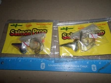 Lot of 2 Mister Twister Salmon Prop Topwater Lures - New Vintage! USA Made!