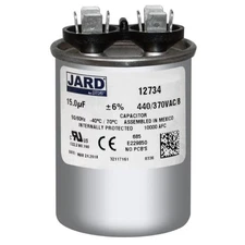15 uf/MFD 370-440 VAC volts Round Run Capacitor 50/60 Hz -Lot-1