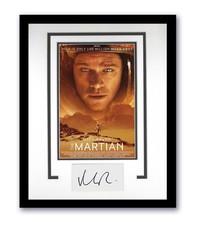 The Martian Matt Damon Autographed Signed 11x14 Framed Photo Mars Space ACOA