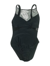 Anne Cole Collection Women Black One Piece Swimsuit M