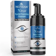 NOVEHA XStye Eyelid Foaming Cleanser - Fast Stye Eye Relief - Formula With... 