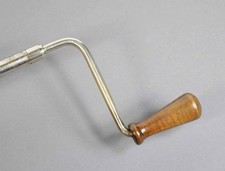 Alte Aufzugkurbel Kurbel f Automat Grammophon Spieluhr Antrieb gramophone part