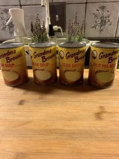 Grandma Brown's bean soup expired collectible 4 cans