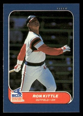 Ron Kittle 1986 Fleer Classic Miniatures #45 Chicago White Sox - Image 1 of 2