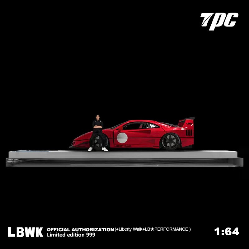 TPC 1/64 Ferrari F40 LBWK Red フィギュア付き TPC 1:64 LBWK F40 Red Diecast Model Car | eBay