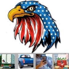 AMERICAN FLAG BALD EAGLE Sticker Decal