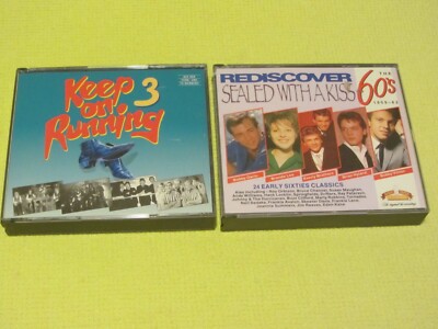 Keep On Running 3 & Rediscover The 60's Sealed With A Kiss 2 Albums 4 CDs Rock