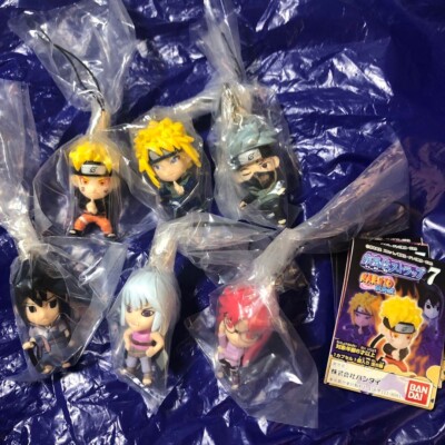 NARUTO Shippuden Strap Vol.7 Complete set 6 Capsule Toy Gacha