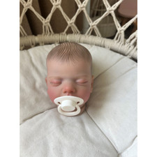 19 Inches Reborn Dolls Kit Sam Vinyl Sleeping Baby Blank Already Painted Molds