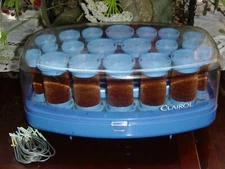 CLAIROL Swing Setter 20 VELVET (8JUMBO)  HOT ROLLERS CURLERS CLIPS Model VH 20 