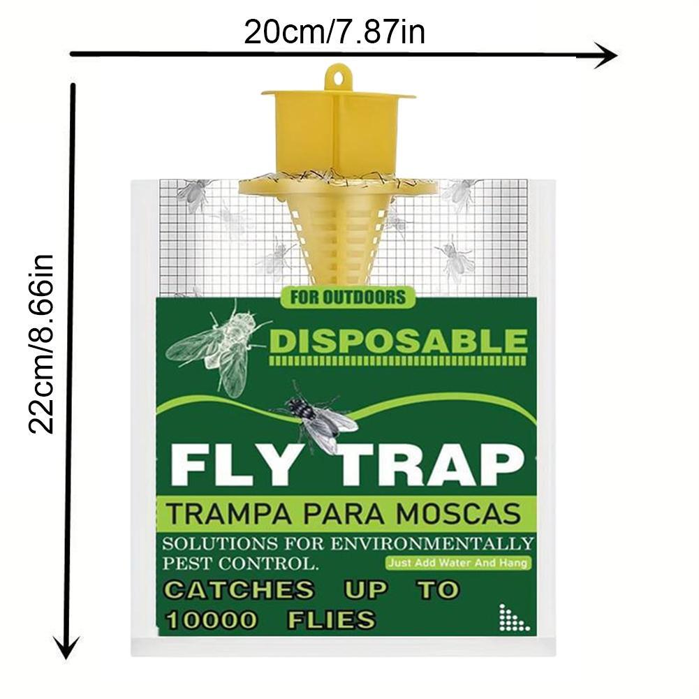 Flies Catcher Disposable Flies Trap Hanging Non Toxic for Outdoor