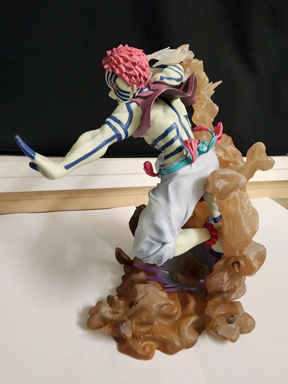 Bandai Figuarts ZERO Demon Slayer: Kimetsu no Yaiba Mugen Train Upper Rank  Three Akaza 7.1-in Statue