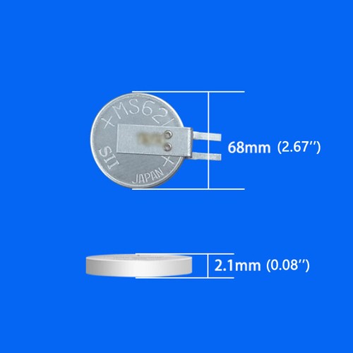 100 PCS 3V 5.5mAh MS621FE FL11E Rechargeable Battery Con Button Cell - Foto 2