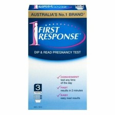 First Response Dip  Read Pregnancy Test - 3 x Test Pack - Fast Easy Accurate