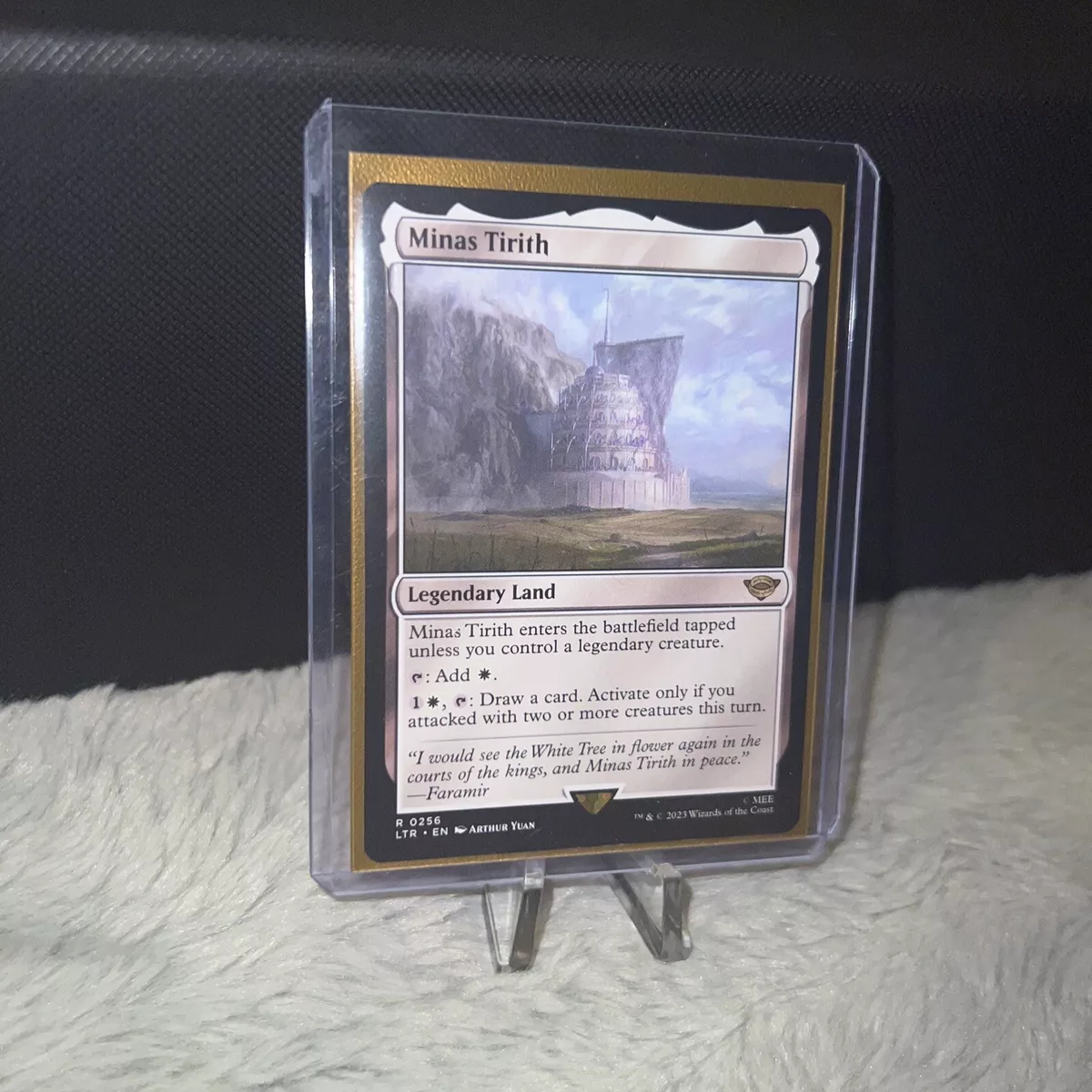 Minas Tirith, The Lord of the Rings, MTG LoTR NM/M Rare 0256