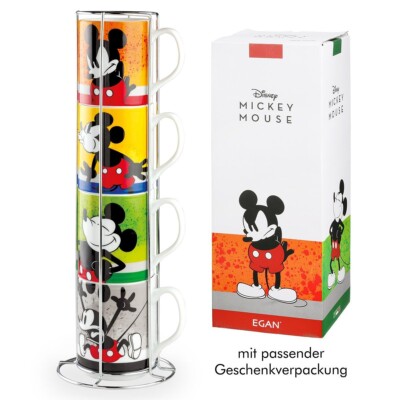 Disney Mickey Mouse Becher 'I Am' – Gelb, 350 Ml, Spülmaschinenfest (Porzellan)