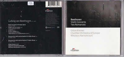 Beethoven, Gidon Kremer, Nikolaus Harnoncourt -Violin Concerto / Two Romances CD