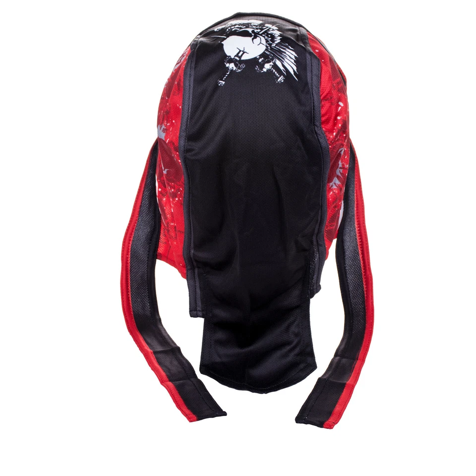 Men Do Durag Bandana Scarf Head Tie Down Band Cycling Biker Skull Cap Pirate Hat - Image 4 of 4