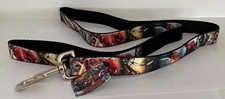 Avengers Thor Hulk Iron Man Marvel Buckle Down Seatbelt 1  Dog Leash 48" NEW 