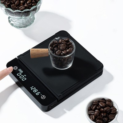 Kaffeeswaage mit Timer professionell über Tropf für Kaffee Barista
