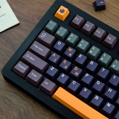 129 Keys Resonance Keycaps GMK Copy PBT Dye Sub Cherry Profile Keycap Set