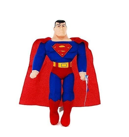 DC Superman Plush Doll Stuffed Figure Kids Gift Toy Original Licensed