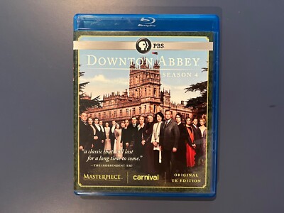 Downton Abbey Season 4 Blu-ray--Original UK Edition--Like New