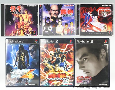 Tekken 1+2+3 (PS1) & Tekken 4+5 & Tag Tournament (PS2) [Japan NTSC-J] PlaySta...