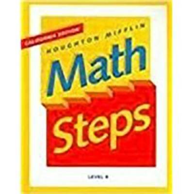 Math Steps Level K (California Edition) (Houghton Mifflin Math Steps) - GOOD