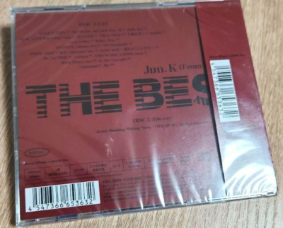 Jun.K From 2PM THE BEST Limited Edition B CD w/ Blu-ray Greatest