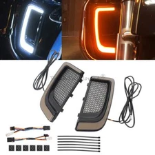 LED Fairing Lower Grill Turn Signal Light/Running Light for Harley Touring 14-21