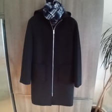 Marks And Spencers Women's Wool Blend Hooded Coat
