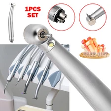 1PC NSK Style Dental Fiber Optic LED E-generator High Speed Handpieces 4HOLE