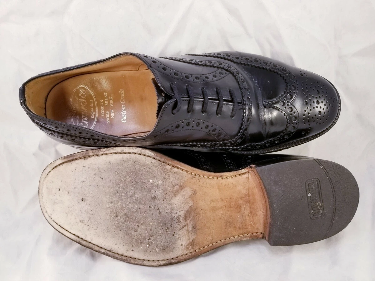 CHURCH'S BURWOOD CUSTOM GRADE MADE IN ENGLAND WINGTIP MEN