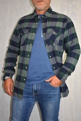 Camicia in flanella a quadri relaxed fit - Nero a quadretti - UOMO | H&M IT