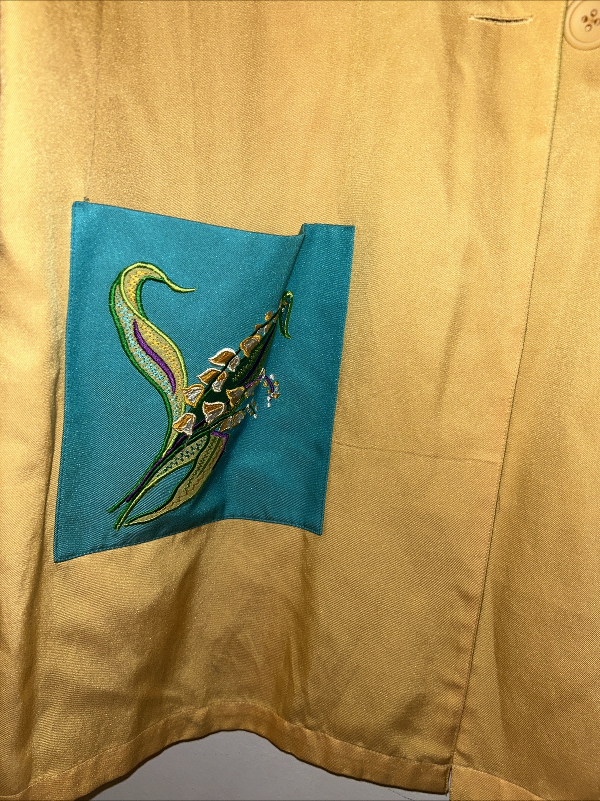 IB Diffusion Tunic Jacket Colorblock Embroidered … - image 6