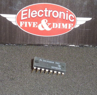 SN7483N Texas Instruments Bit Binary Full Adder DIP16 NOS IC
