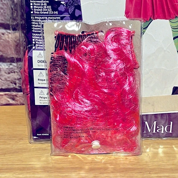 Mad Hatter Costume Tween Child Size Large 10-12 Alice In Wonderland Complete - Image 4 of 4