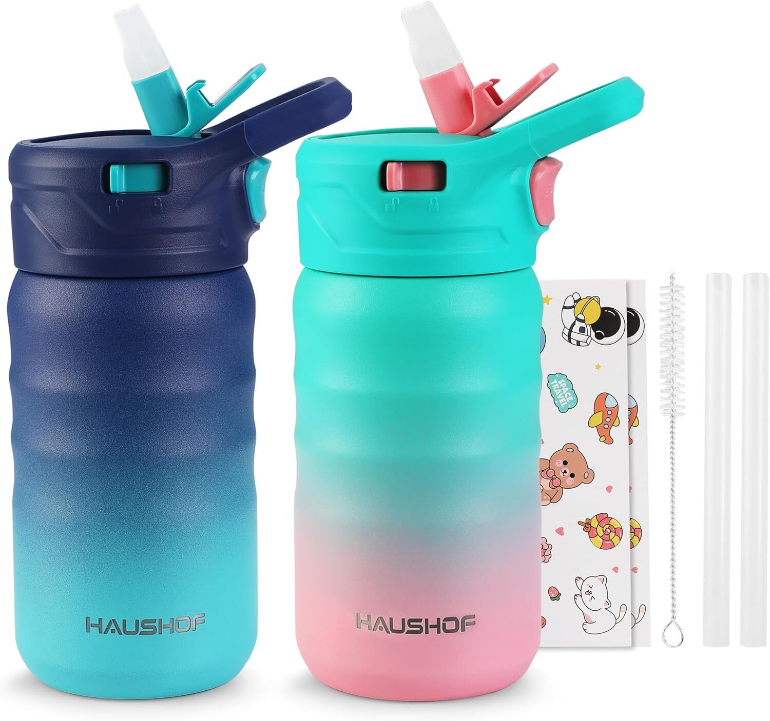 2-pack (12 Oz)stainless Steel Bpa-free Leakproof